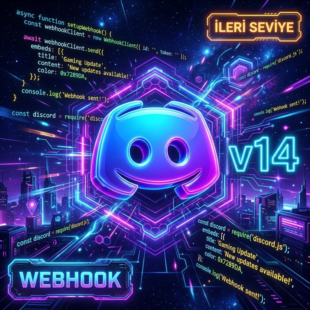 Discord.js v14 İleri Seviye: Dinamik Webhook Mimarisi Oluşturmak