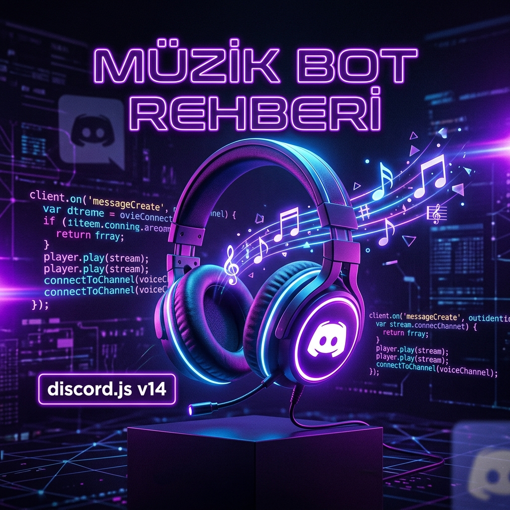 Discord.js v14 ile Gelişmiş Müzik Botu Altyapısı Kurulumu