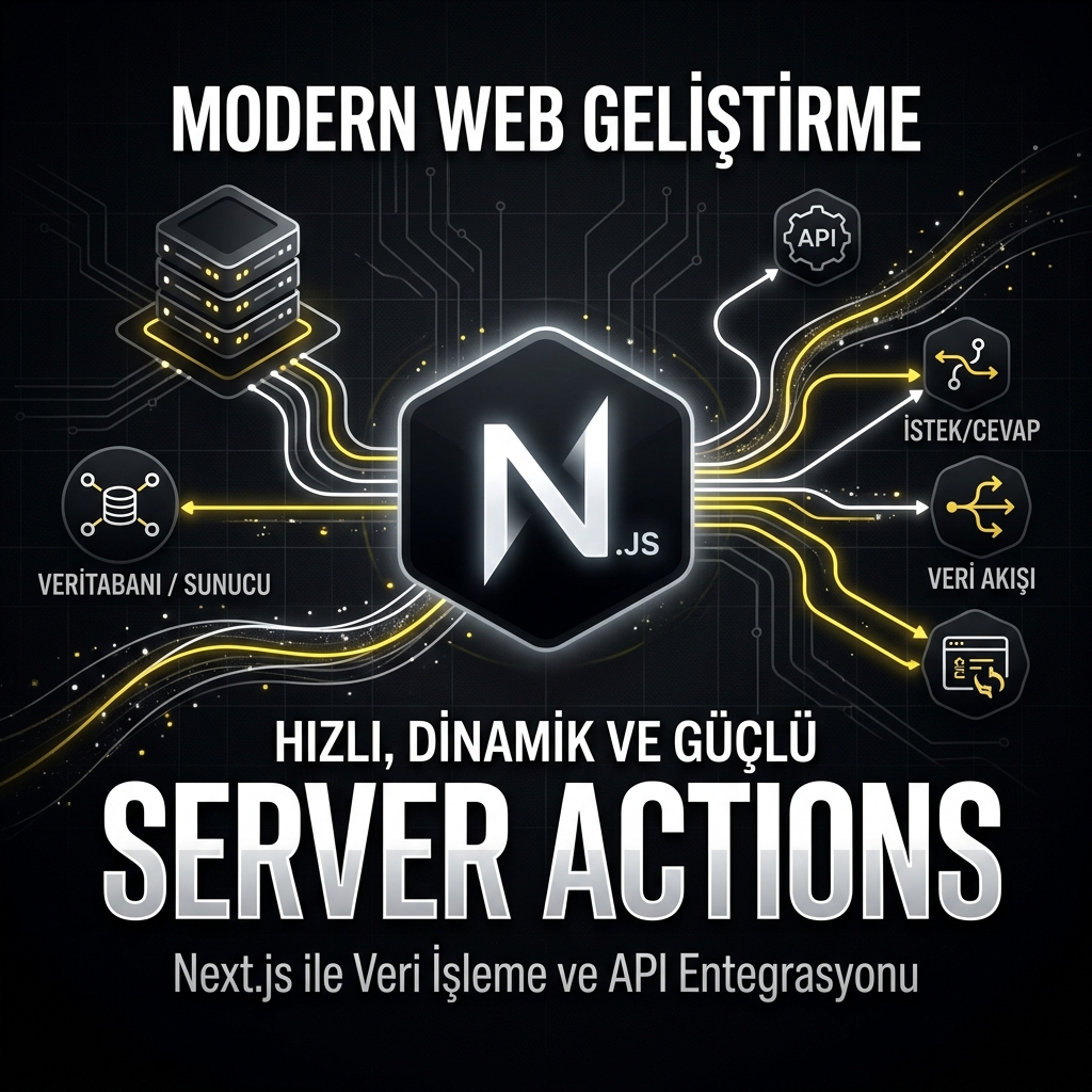 Next.js 15 Server Actions: Gelişmiş Form Yönetimi ve Veritabanı İşlemleri
