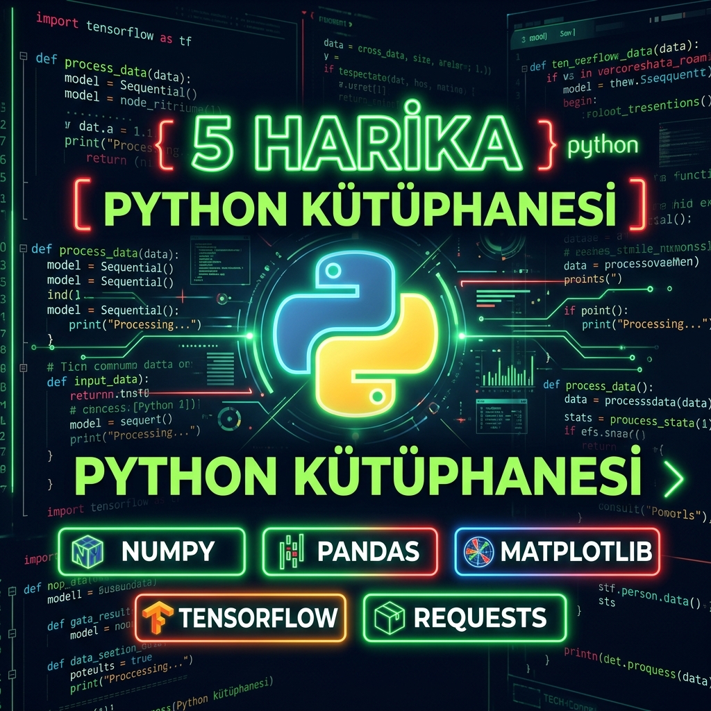 Python Yeteneklerinizi Geliştirecek 5 Harika Kütüphane (2026 Güncel)